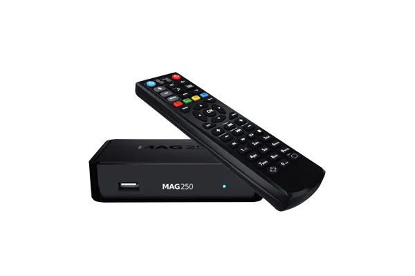 Set-top box met afstandsbediening